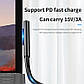 Кабель для Microsoft Surface Pro X, 8, 7, 6, 5, 4, 3, Тип C, PD, для планшета, швидке заряджання, 65 W, 15V — 3A, фото 10