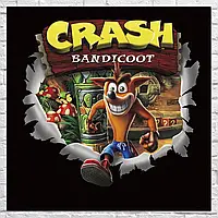 Плакат "Крэш Бандикут, Crash Bandicoot", 60×60см