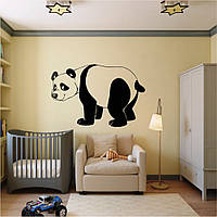 Трафарет для покраски, панда, одноразовый из самоклеющей пленки в двух размерах 143 х 95 см
