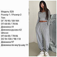 Женский осенний спортивный костюм двунитка 42-44 46-48 чёрный, 42/44