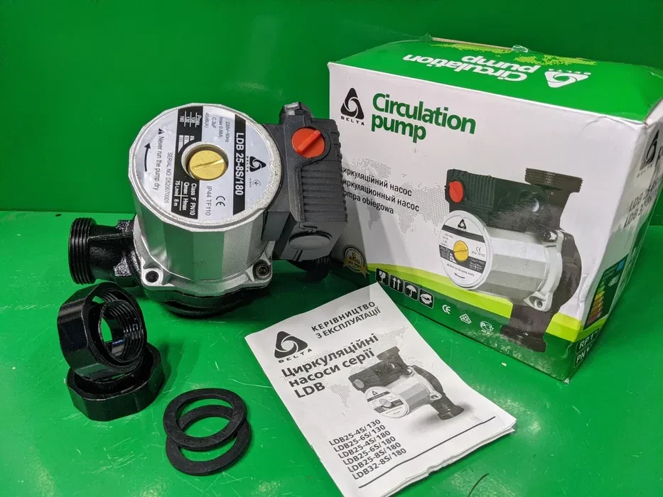 Циркуляційний насос DELTA LDB 25-8/180 (з гайкою), фото 1