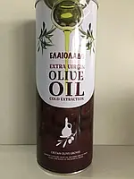 Оливковое масло рафинированное Elaiolado Extra Virgin, 1 л, Греция, для жарки, в жестяной банке