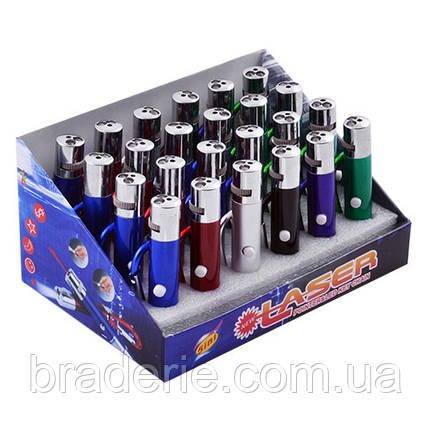 Ліхтар брелок 9103-2LED, лазер, 4 зображення, 3xAG10, фото 3