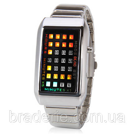 Годинник наручний бінарні 7210/7211/7212/7213/7214, фото 1