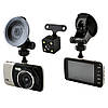 Автомобільний відеореєстратор X600, LCD 4", Angel Lens, камери, 1080P Full HD, метал. корпус, фото 7