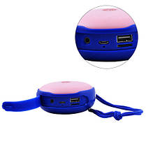 Bluetooth-колонка TG607, speakerphone, радіо, blue, фото 6