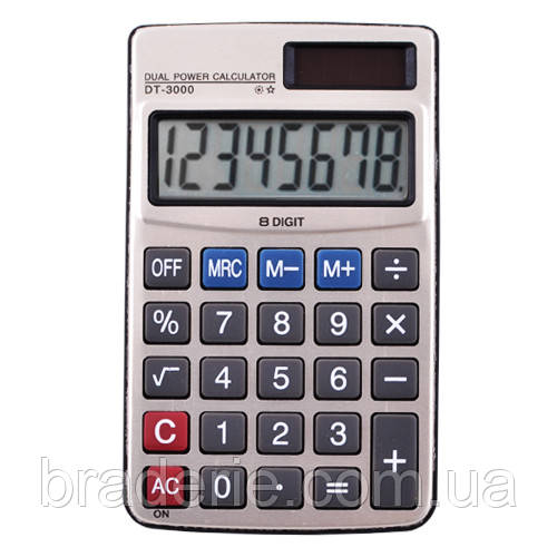 Калькулятор 3000 — 8, подвійне живлення
