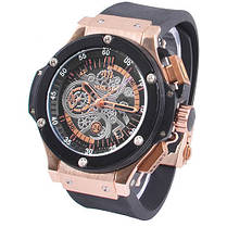 Годинник наручний механічний 16 Hudlot чоловічий, фото 2