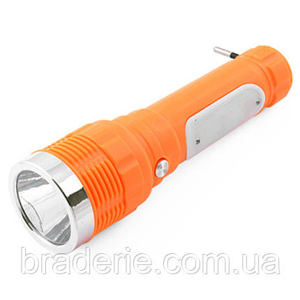 Ліхтар Luxury 231, 1W+8LED, вбудований акумулятор, ЗП 220V, фото 1