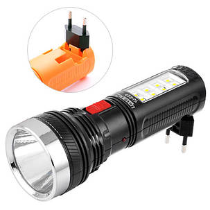 Ліхтар Luxury 227, 1W+8SMD, вбудований акум., ЗП 220V, фото 1
