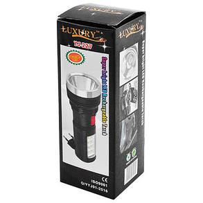 Ліхтар Luxury 227, 1W+8SMD, вбудований акум., ЗП 220V, фото 4