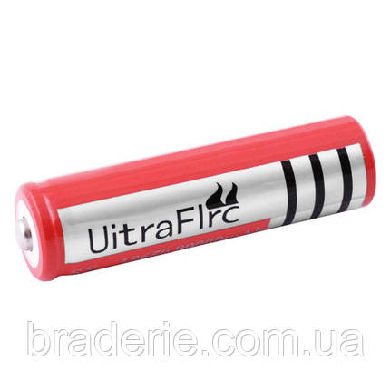 Акумулятор 18650, Ultra Fire, 6800mAh (800), 3.7V, червоний, фото 1