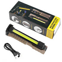Ліхтар WORKLIGHT-WL-08-XPE+COB (white+yellow+red), power bank, Li-Ion акум., поворот180o+1800o, магніт, затискач,, фото 3