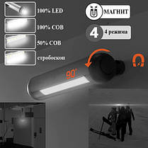 Ліхтар POWERFULL MAGNET ZJ-1159-LED+7SMD, Li-Ion акум., магніт, ЗП Type-C, фото 6