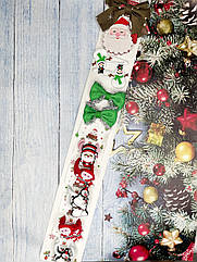 Гумка для волосся новорічна 3 см 7 пар/пач.+ 2 шт.