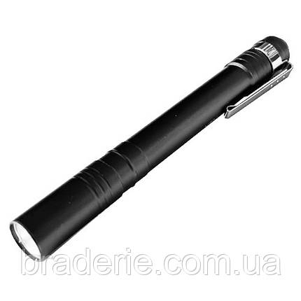 Ліхтар 702A-LM, 2хAAA, затискач, фото 1
