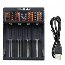 Зарядний пристрій LiitoKala Lii-402, POWER BANK, 4Х-18650, ААА Li-Ion, LiFePO4, Ni-Mh, ОРІГІНАЛ, фото 2