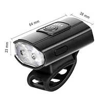 Велофонар 2285-2XPE ULTRA LIGHT, ALUMINUM, індикація заряду, Waterproof, акум., ЗП micro USB, фото 5