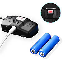 Ліхтар налобний BL-8003-P50, 2x18650, zoom, ЗП microUSB, Box, фото 6