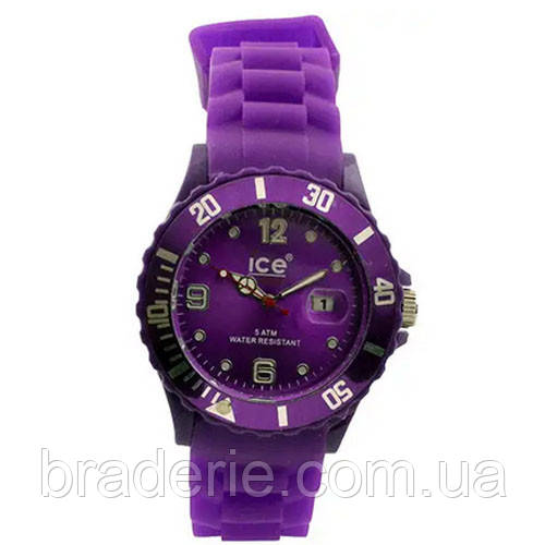Годинник наручний 7980 Дитячий watch (айс) календар, purple