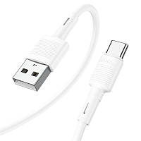 Кабель HOCO X83 Type-C Victory charging data cable /white