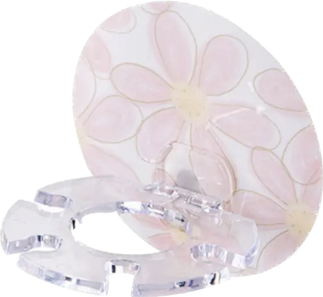 Органайзер для зубних щіток і пасти настінний квіточок самоклейних квіточок, фото 1