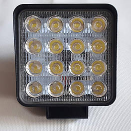 Фари LED WL-D3 ближнє світло 48W/9-32V/16LEDх3W/3500Lm FL