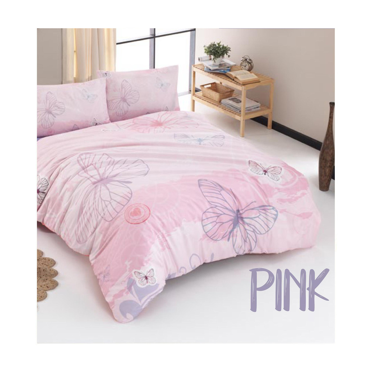 Комплект постільної білизни Charlotte Dijital 160x220 см Pink