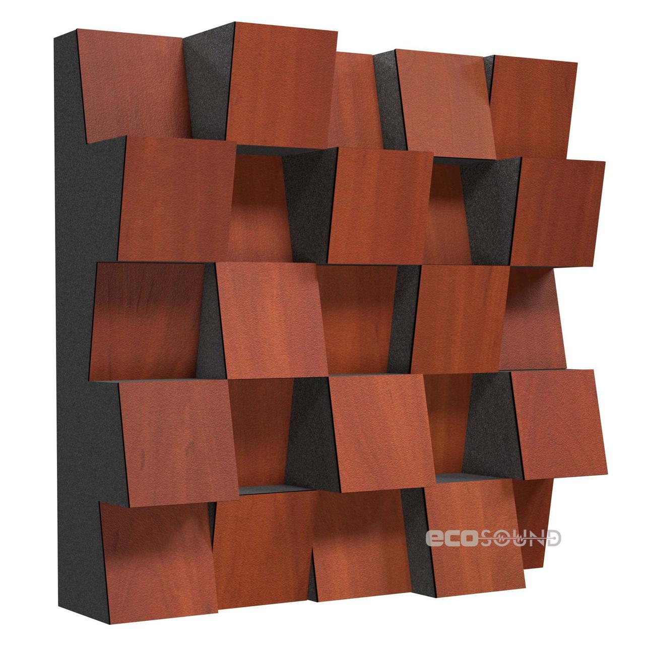 Акустичний дифузор розсіювач Ecosound Ecodiff SM Apple Locarno 53 25х25 см Синій