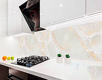 Наклейка на кухонный фартук 60 х 250 см, фотопечать с защитной ламинацией Мраморный рисунок (БП-s_tx322-1)