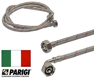 PARIGI Lavinox 2.5 м. шланг для подавання води побутової техніки (стиральних і посудомийних машинок) 3/4"×3/4" ВВ