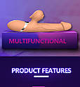 Вібратор Basia Thtusting Vibrator 2 in 1 Tongue Vibrators USB, фото 3