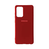 Чехол накладка для Samsung A52 4G оригинал Silicone Case Full for Samsung A52 4G (2021) КРАСНЫЙ