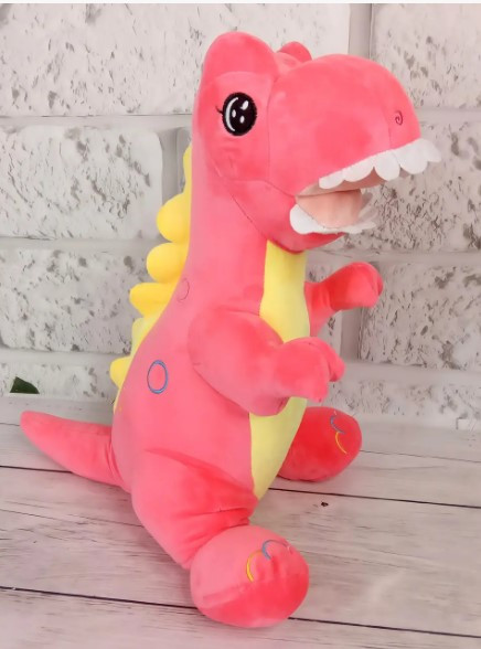 Плед - м'яка іграшка 3 в 1 (Динозаврик рожевий)