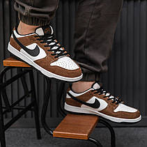 Чоловічі кросівки Nike Dunk Low Pro Trail Brown Black White 304292-102, фото 6