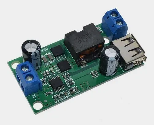 Понижувальний модуль перетворювач USB DC-DC 9-38В - 5В/5A