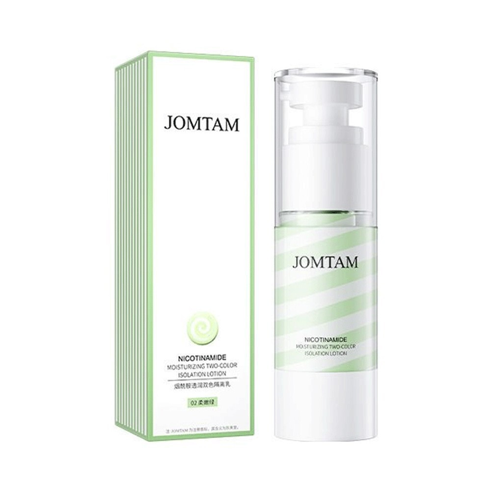 База під макіяж для обличчя двоколірна Jomtam Nicotinamide Moisturizing Two Color Isolation Lotion тон 02 5 шт., фото 1