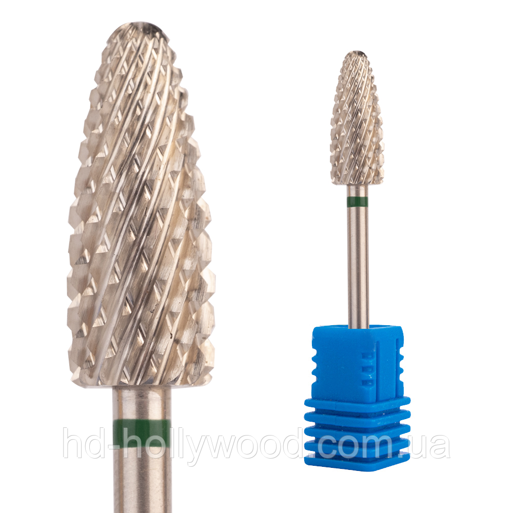 Фреза твердосплавна Кукурузка 6.0*14.5 мм зелена (С) HD Hollywood, фото 1