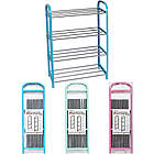 Полиця пластикова для взуття 4-х ярусна 60*18*41 см Х2-263 Підставка для взуття в передпокій, фото 2