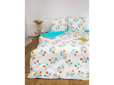 Комплект постільної білизни 1,5 спальний (полуторний) Everyday collection Smiley Branch, 70х70 полікотон ТМ ТЕП FG