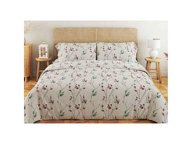 Комплект постільної білизни 1,5 спальний (полуторний) Soft dreams Branch on White, 70x70 Бязь ТМ ТЕП FG