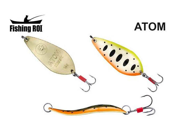Блешня риболовна (блесна для риболовлі) Atom classic 14г 170 615-03-14-170 ТМ FISHING ROI FG, фото 1
