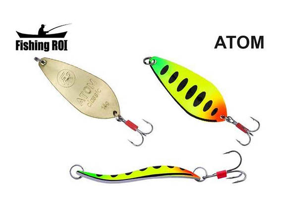 Блешня риболовна (блесна для риболовлі) Atom classic 17г 184 615-03-17-184 ТМ FISHING ROI FG, фото 1