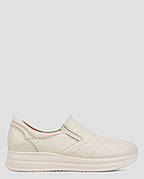 Сліпони низькі жіночі бежеві натуральна шкіра Україна Libero — розмір 41 (26,5 см) (модель: Lib36-21KBE)