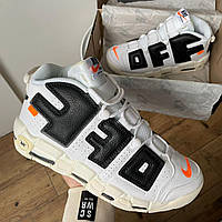 Nike Air More Uptempo Off White хорошее качество кроссовки и кеды хорошее качество Размер 44