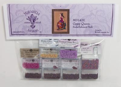 Набір бісеру до схеми Gypsy Queen Mirabilia Designs Mill Hill Embellishment Pack