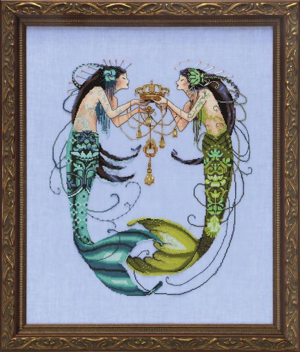 Схема для вишивання The Twin Mermaids Mirabilia Designs