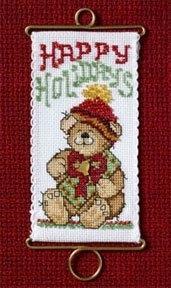 Набір для вишивки Mill Hill Happy Holidays Bear (2006), фото 1