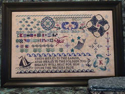 Схема для вишивання Seaside Sampler