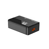 Мережевий зарядний пристрій ColorWay Power Delivery GaN (2 USB-A + 2 USB TYPE-C) (100 W) Black (CW-CHS041PD-BK), фото 7